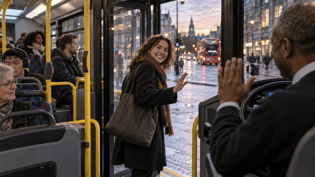 Why Do Britons Thank the Bus&nbsp;Driver?
